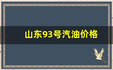 山东92汽油价格-山东93号汽油价格
